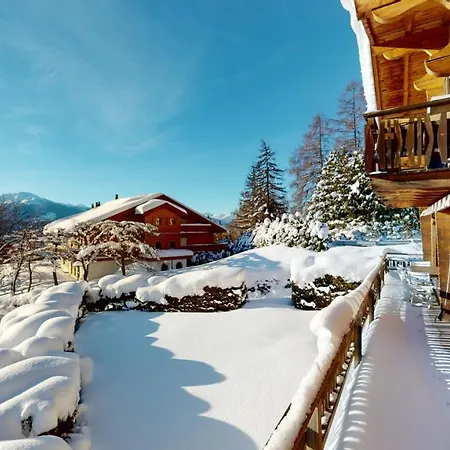 At The Bottom Of The Slopes In Crans-montana, Cosy Atmosphere Appartamento