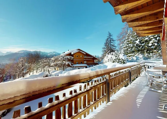 At The Bottom Of The Slopes In Crans-montana, Cosy Atmosphere Crans-Montana