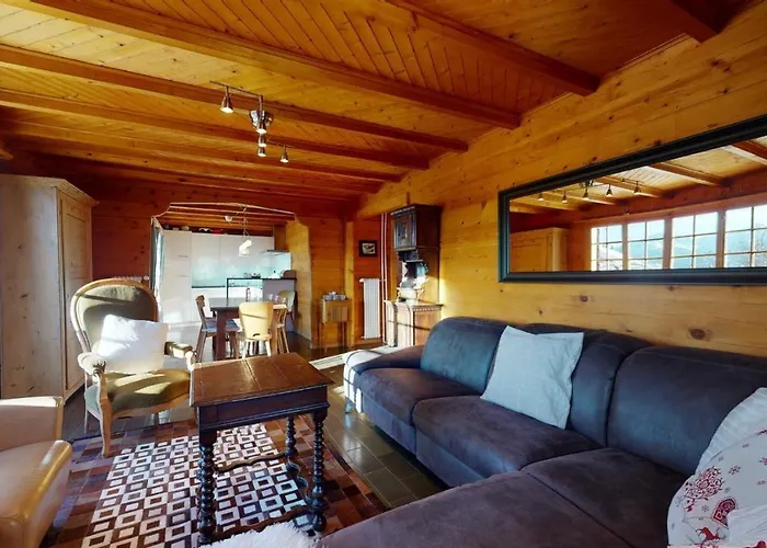 公寓 At The Bottom Of The Slopes In Crans-montana, Cosy Atmosphere 克莱恩 蒙塔纳