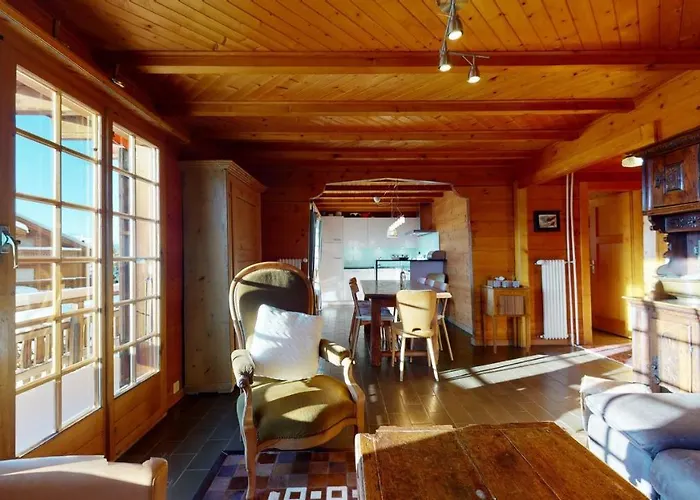 公寓 At The Bottom Of The Slopes In Crans-montana, Cosy Atmosphere *